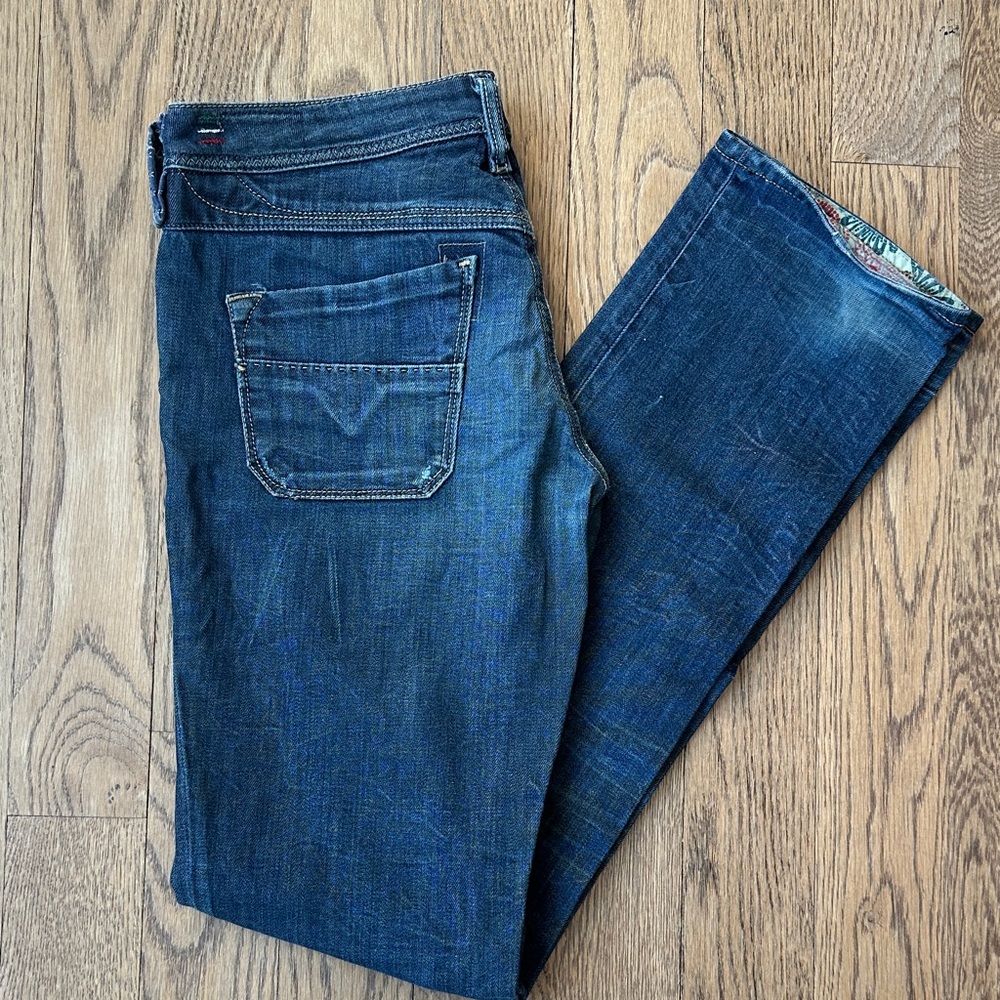 Vintage Diesel Lowky 0060B Stretch Jeans Size 29x34 2005